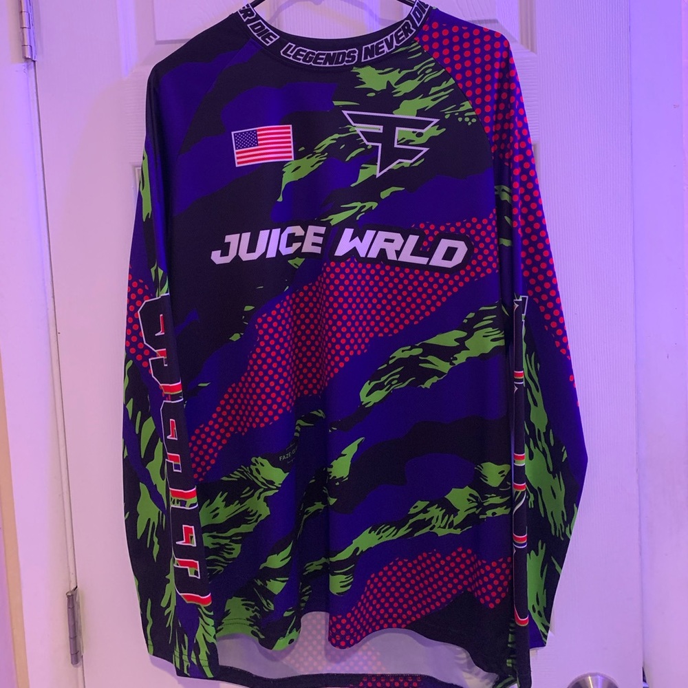 Juice WRLD x FaZe Clan Paintball Jersey (XL)
